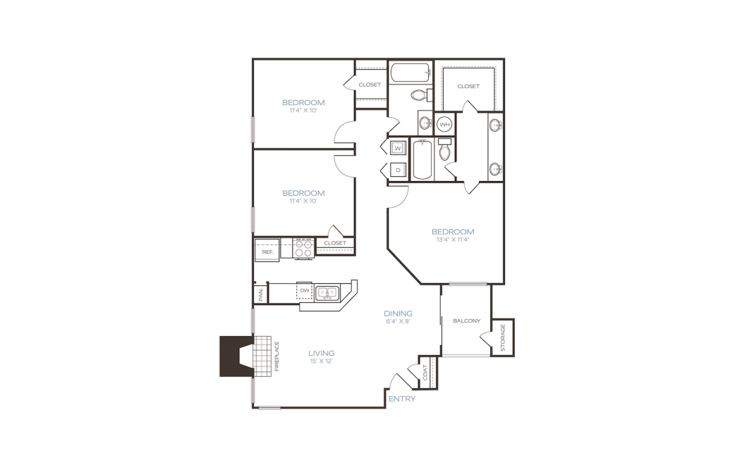 Apartment Floorplans in Arlington, TX | Westley